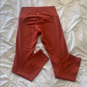 Lululemon Align Pants. Fall Limited Edition. Align HR Pant 25 RUBR/6